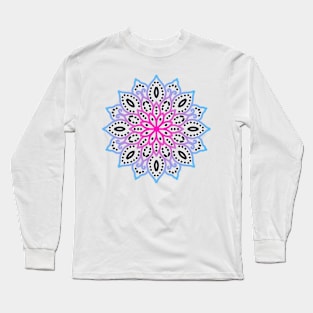 Mandala Gradient Art Long Sleeve T-Shirt